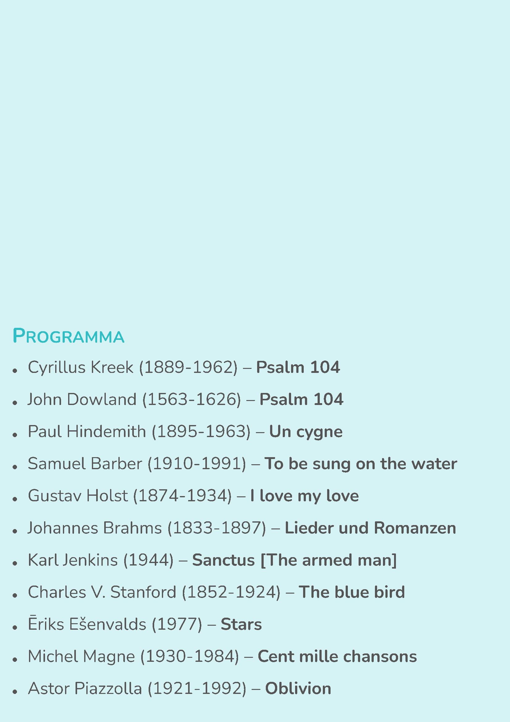 Programma "Caleidoscopisch Concert" kan even niet getoond worden.