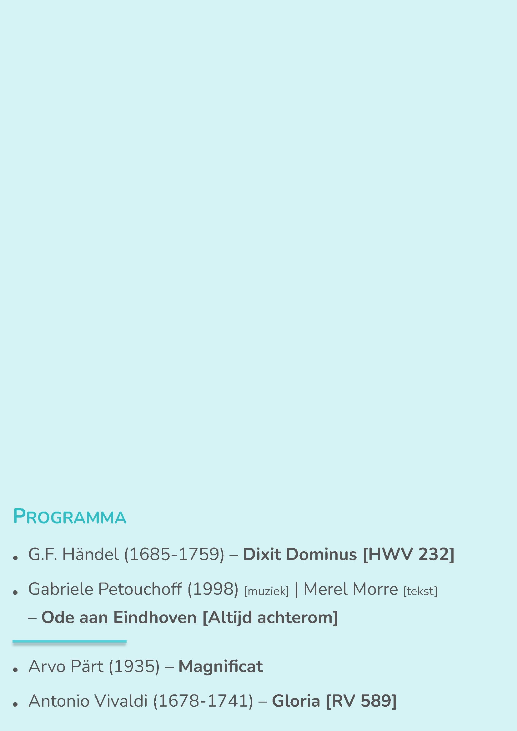 Programma "Jubileumconcert" kan even niet getoond worden.